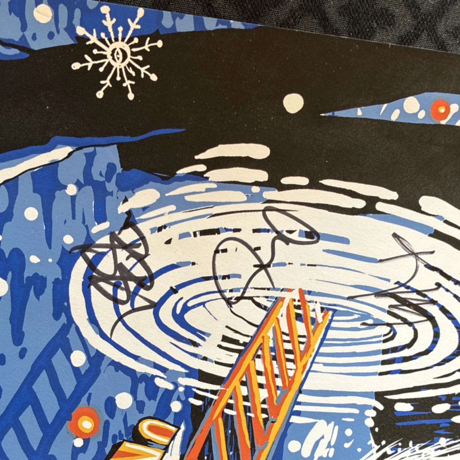 Umphrey's McGee Original Signed Poster Fillmore Auditorium Denver Dec 29-31 2017, image 4