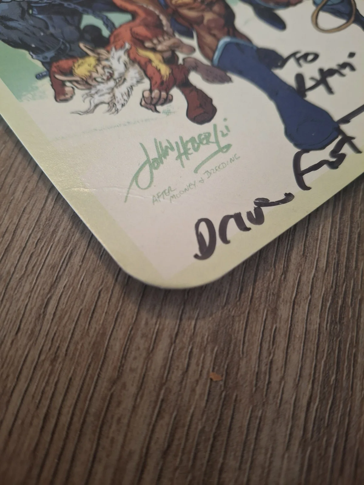 Larry Kenney — John Hebert Autographed Signed Thundercats Cover Variant 8x10 Photo Card, image 3