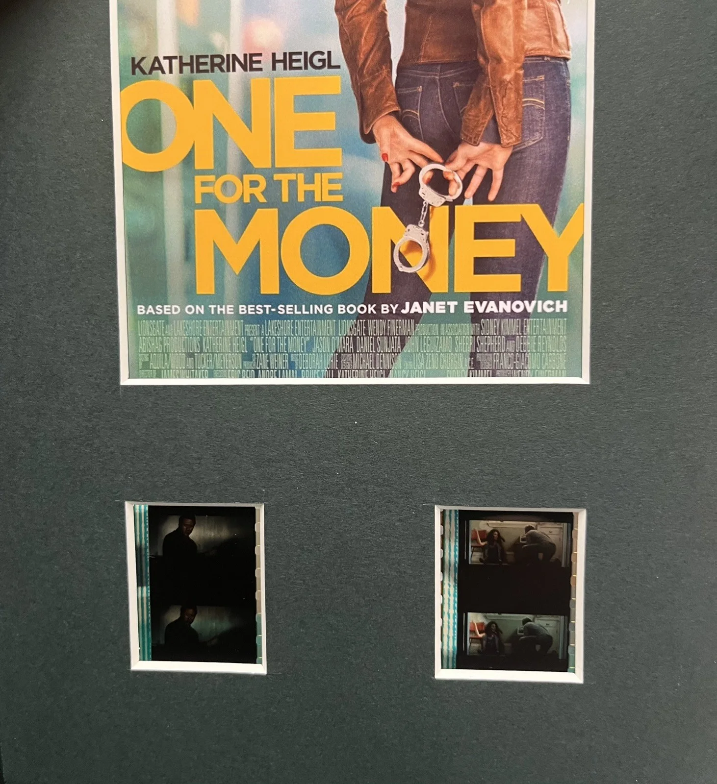 ONE FOR THE MONEY. 35mm Film Cell Mounted Display, изображение 3