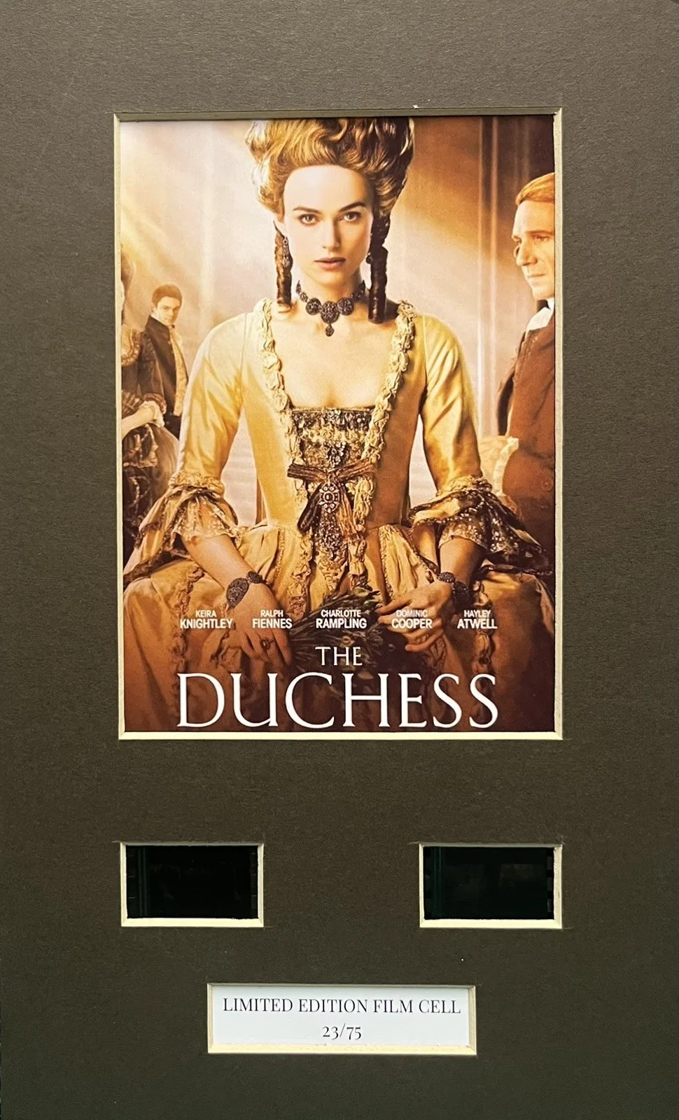THE DUCHESS. 35mm Film Cell Mounted Display, image 2