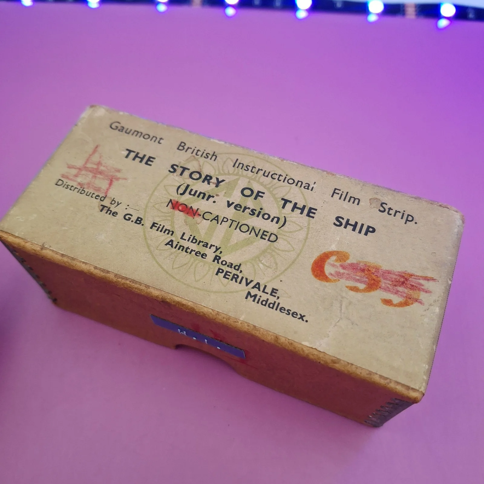 The Story Of The Ship. Gaumont British Instructional Film Strip. refbm, изображение 4