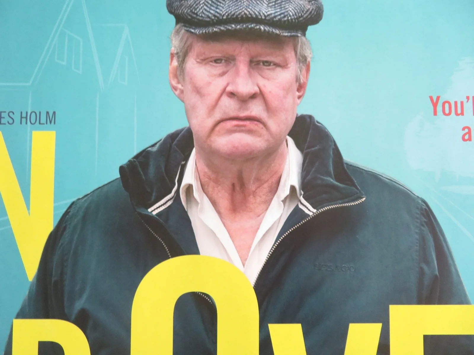 A MAN CALLED OVE UK QUAD ROLLED POSTER ROLF LASSGARD BAHAR PARS 2015, изображение 2