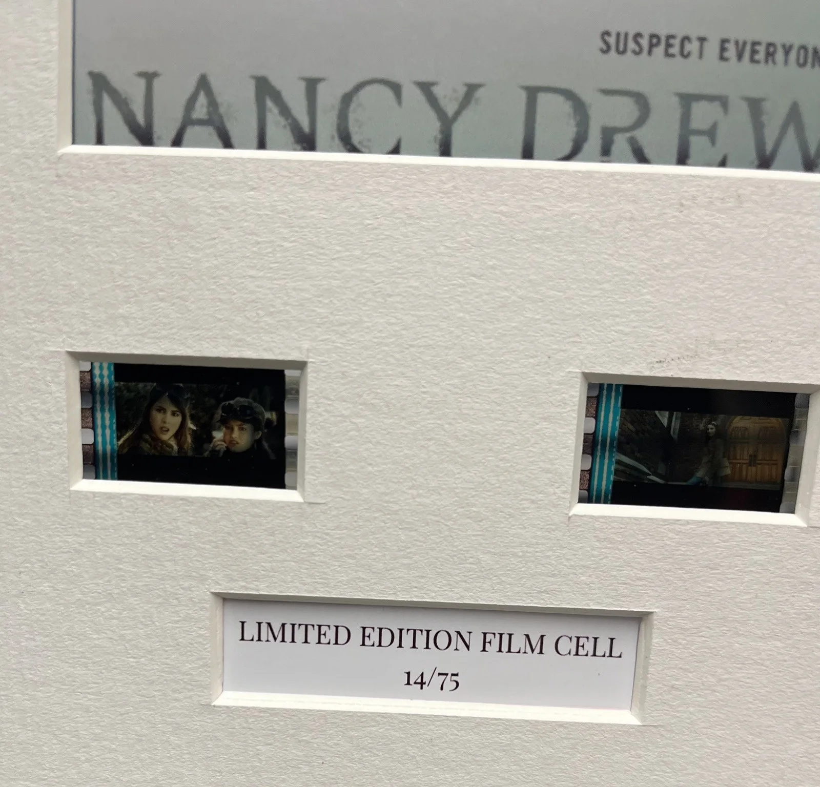 NANCY DREW. 35mm Film Cell Mounted Display, image 3