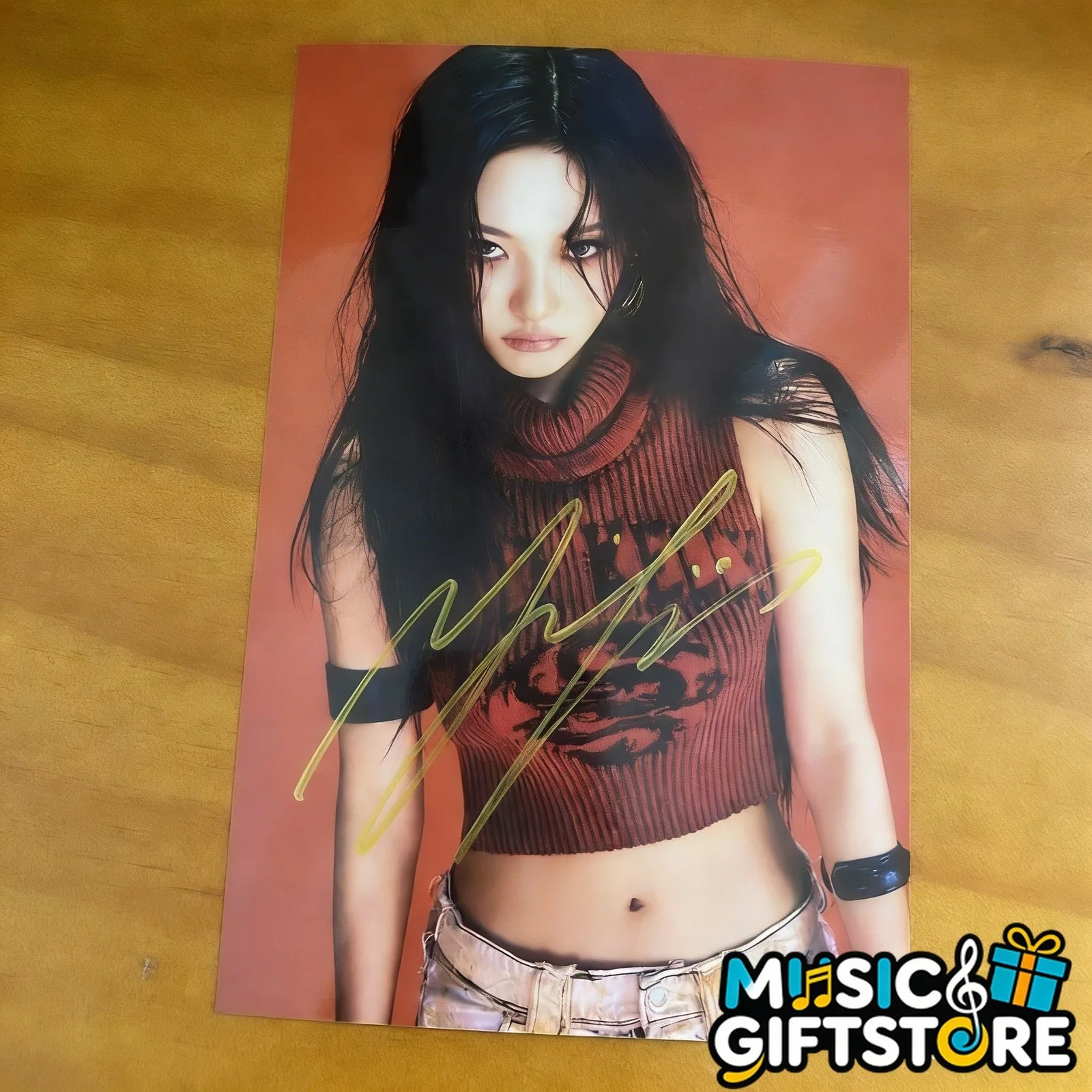 aespa NINGNING Autographed Signed Photo K-POP Collection 4*6 2025A #MUGS, изображение 4