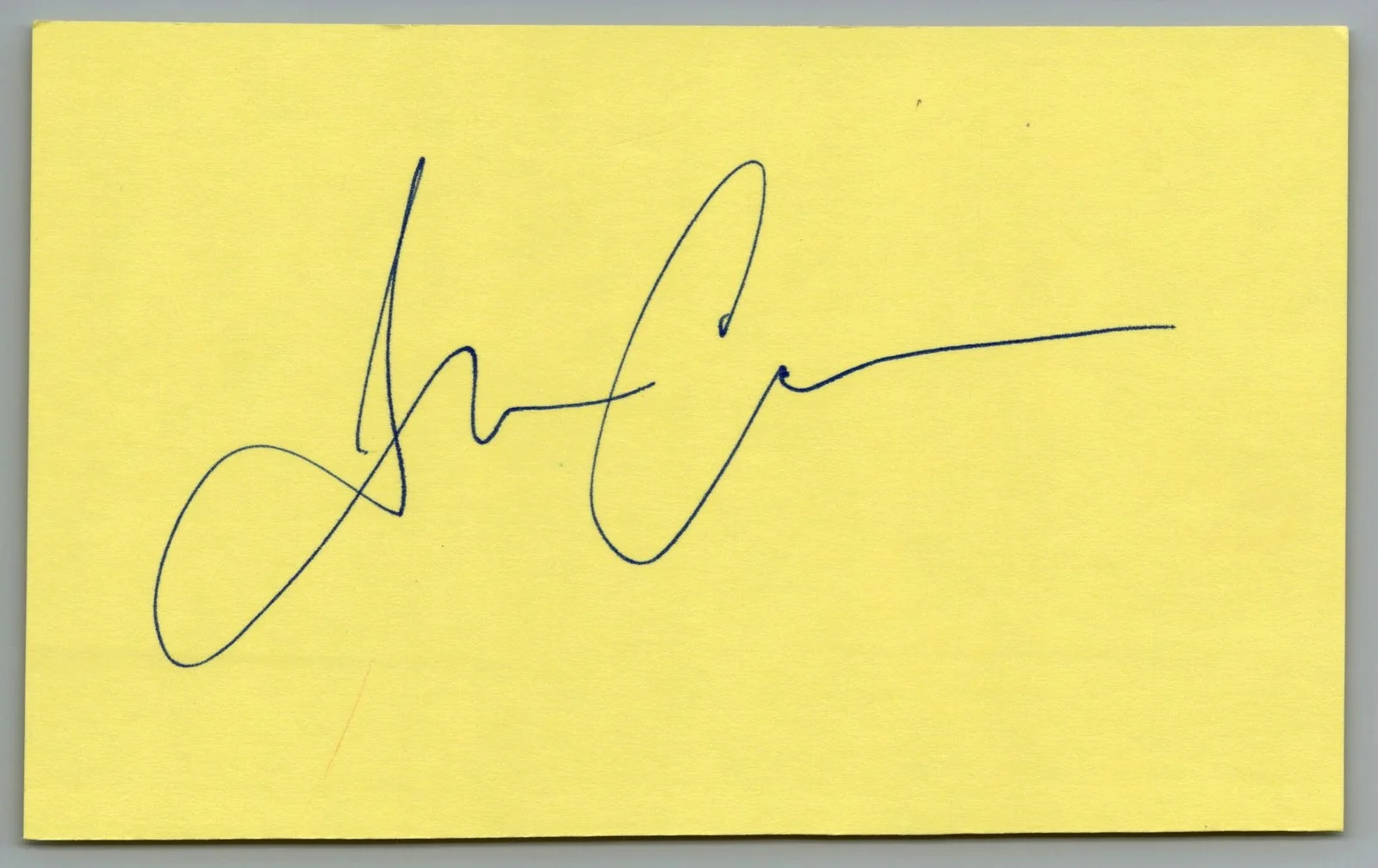 Tia Carrere — Tia Carrere Signed 3x5 Index Card Wayne's World True Lies Autographed