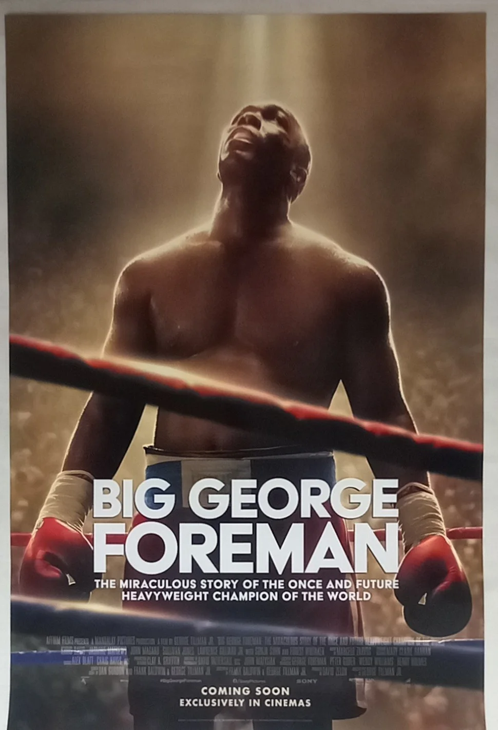 Big George Foreman (2023) Original D/S One-Sheet Cinema Poster, изображение 2