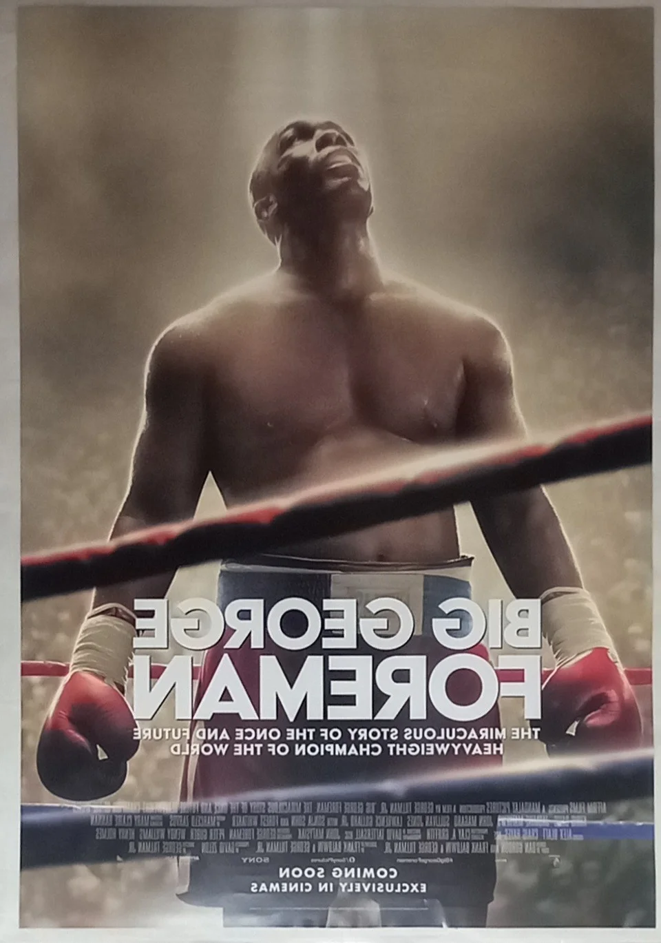 Big George Foreman (2023) Original D/S One-Sheet Cinema Poster, изображение 3