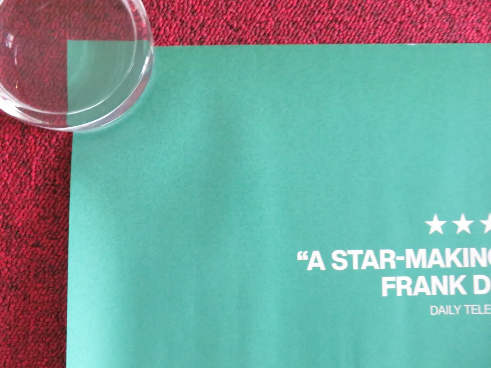 URCHIN UK QUAD ROLLED POSTER FRANK DILLANE MEGAN NORTHAM 2025, image 3