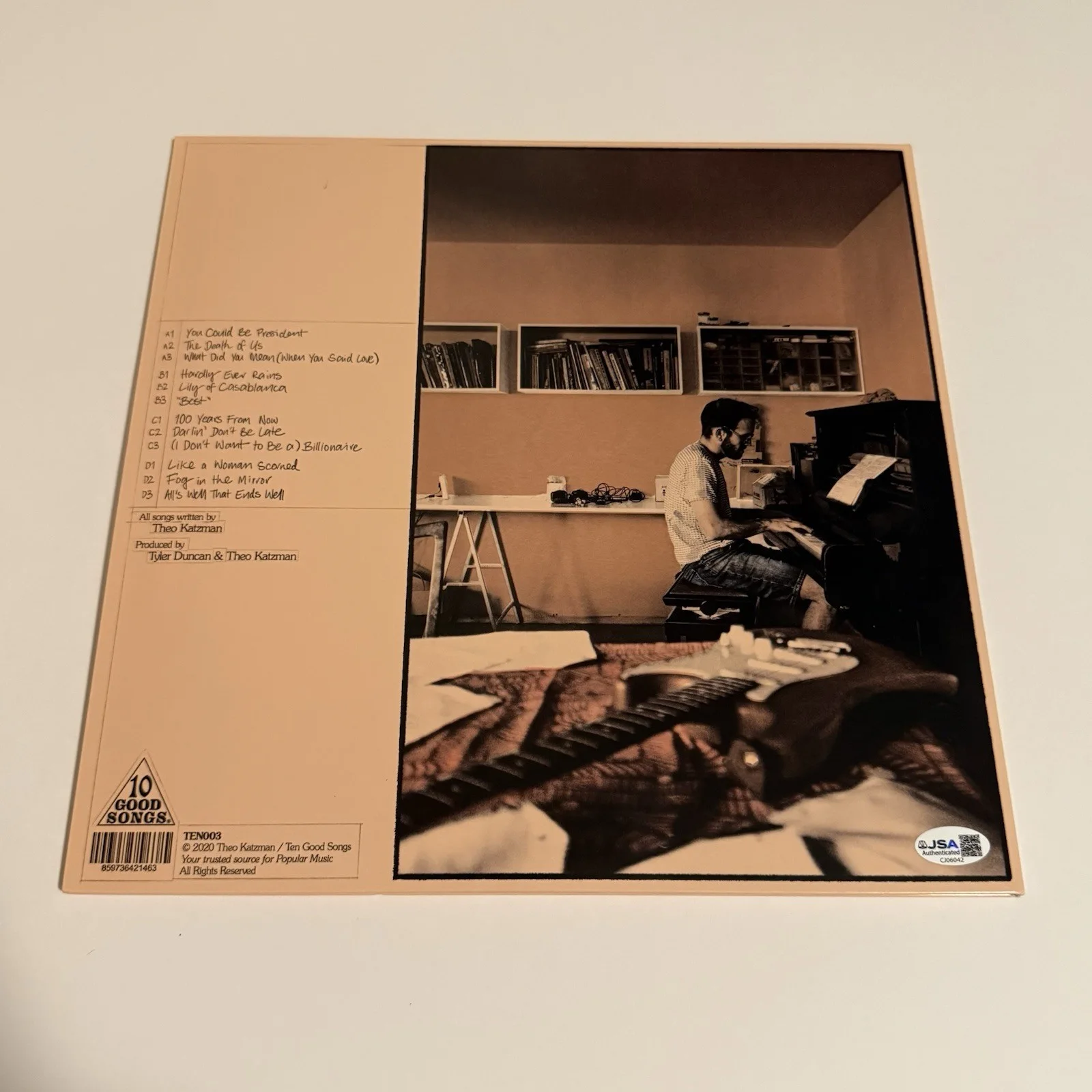 THEO KATZMAN SIGNED MODERN JOHNNY SINGS SONGS IN THE AGE OF VIBE VINYL VULFPECK, изображение 2