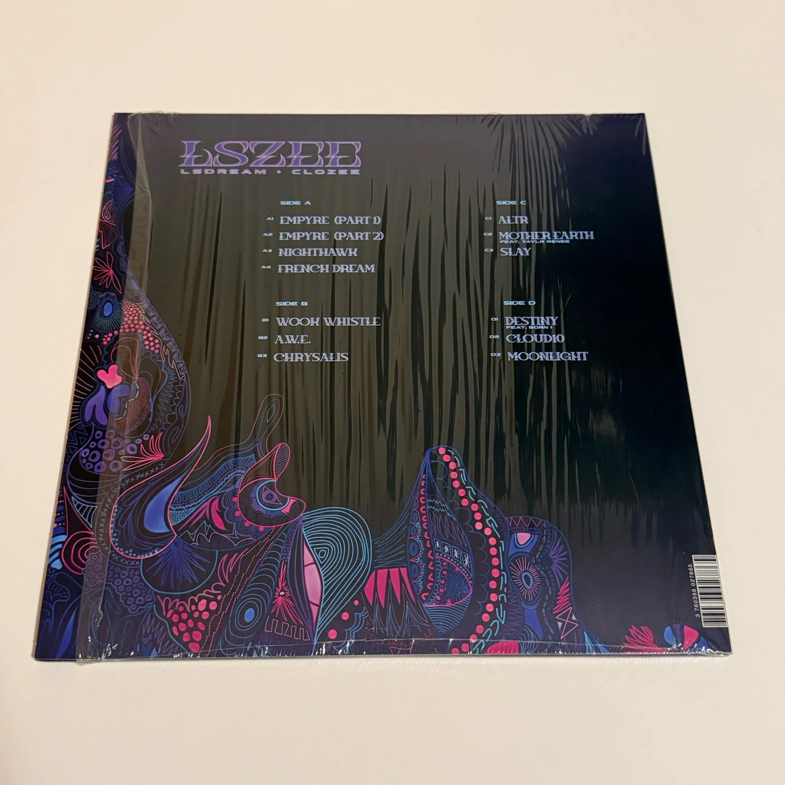 LSZEE SIGNED VINYL RECORD LSDREAM CLOZEE AUTOGRAPHED, image 2
