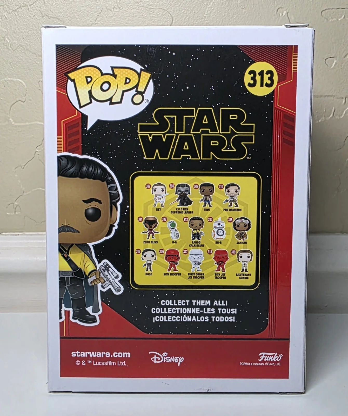 Funko POP #313 Billy Dee Williams Signed Lando Calrissian JSA COA Autograph, image 5