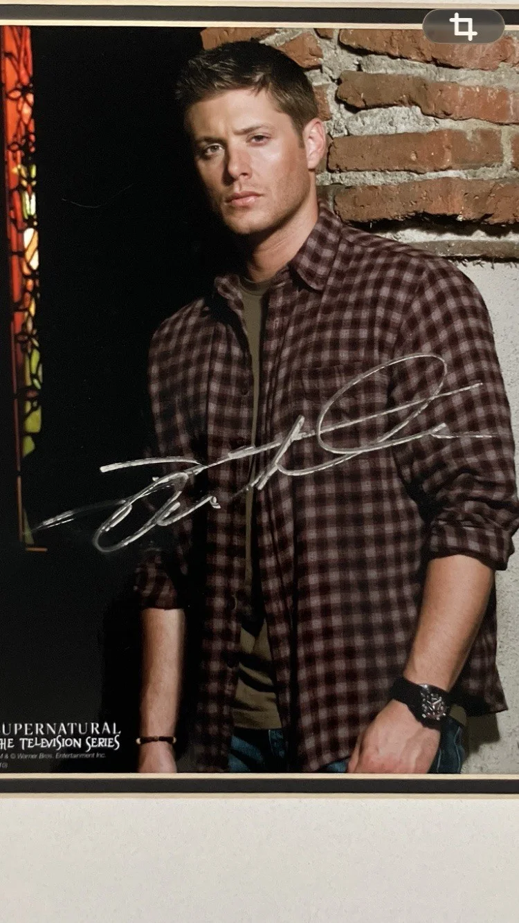 JENSON ACKLES SIGNED/AUTOGRAPHED 8x10 PHOTO WITH COA SUPERNATURAL, image 2