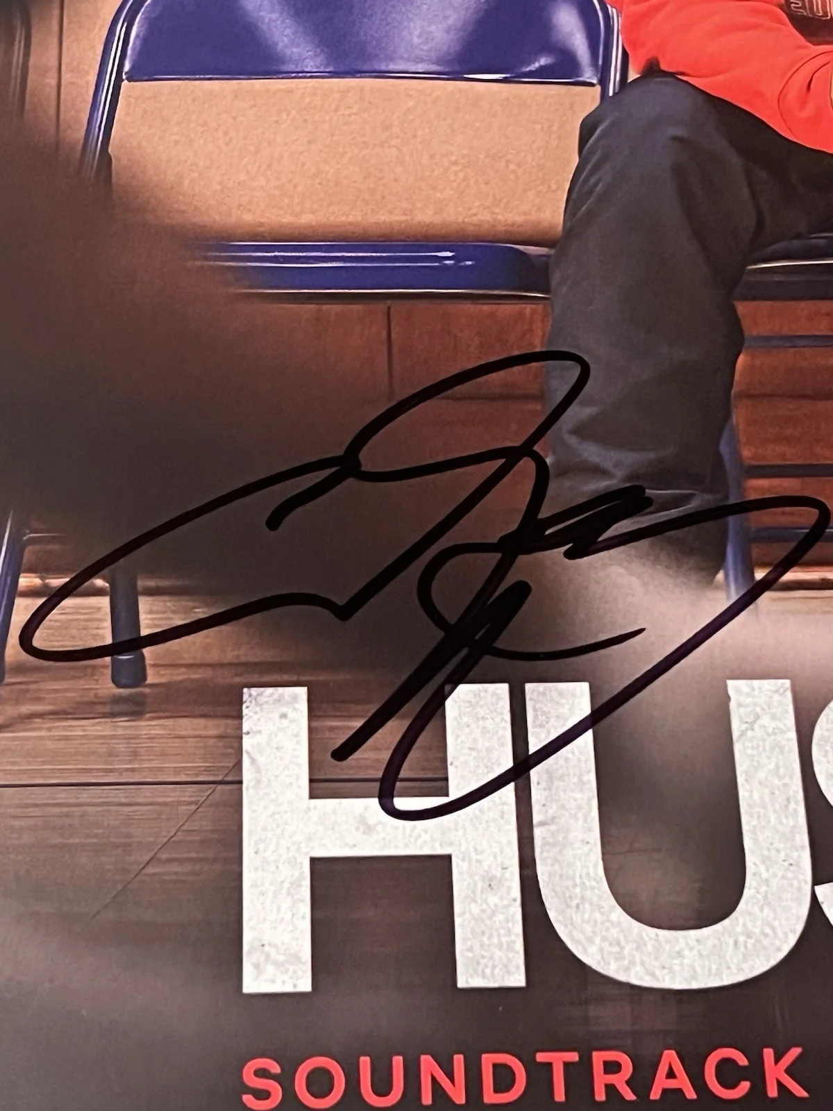 Adam Sandler — Adam Sandler Signed Vinyl Record PSA / DNA COA Hustle Autograph Auto, image 2