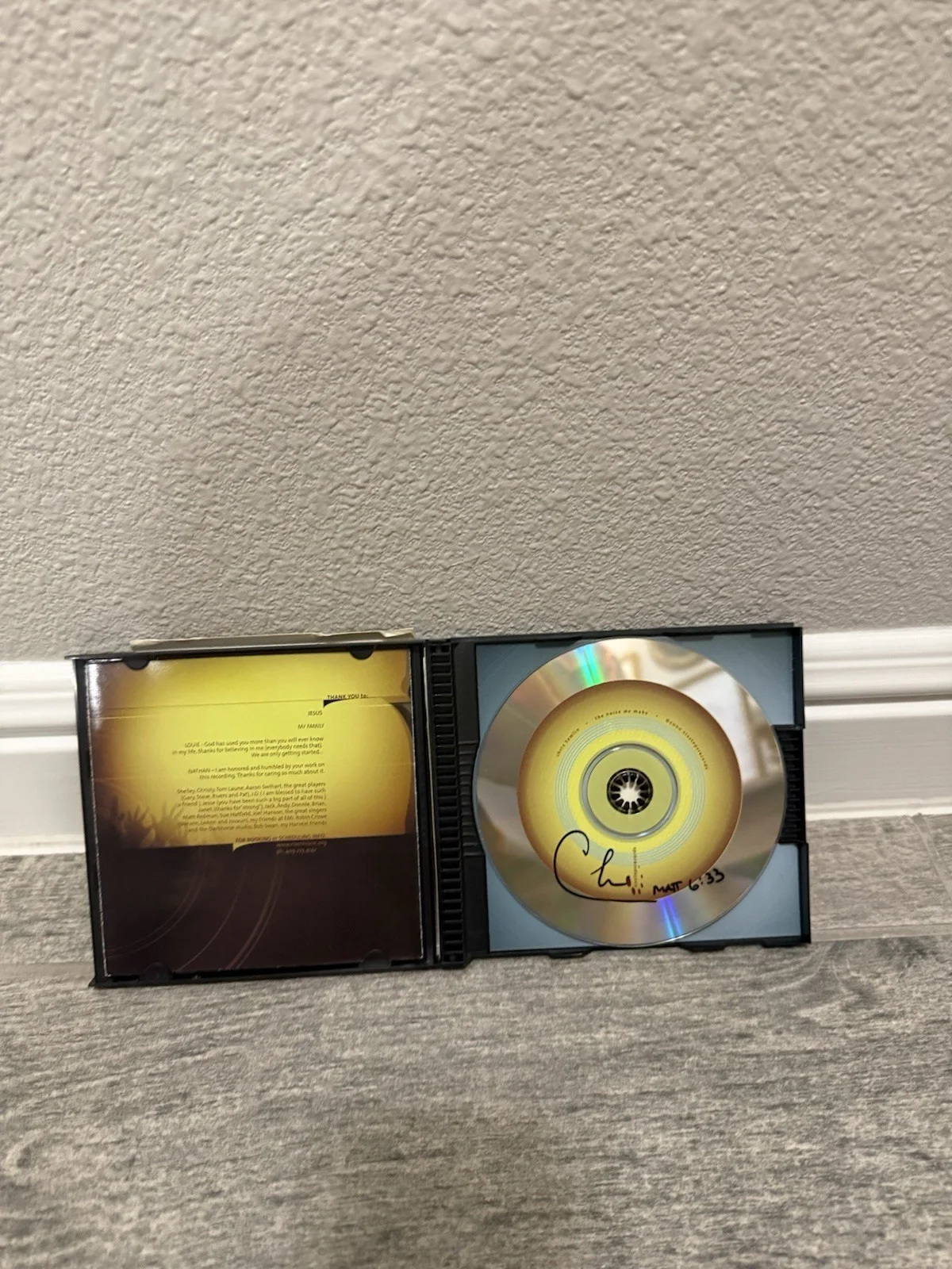 Chris Tomlin The Noise We Make 2001 Autographed Cd, image 3