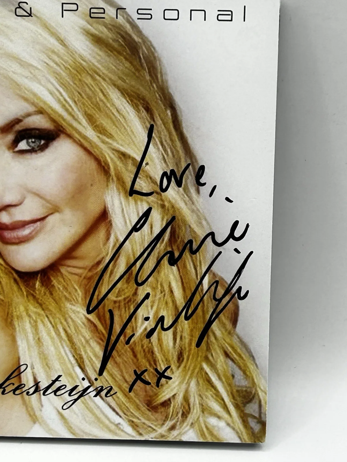 CLAIRE VINKESTEIYN GENUINE AUTHENTIC HAND SIGNED AUTOGRAPHED CD RARE NICE, image 2