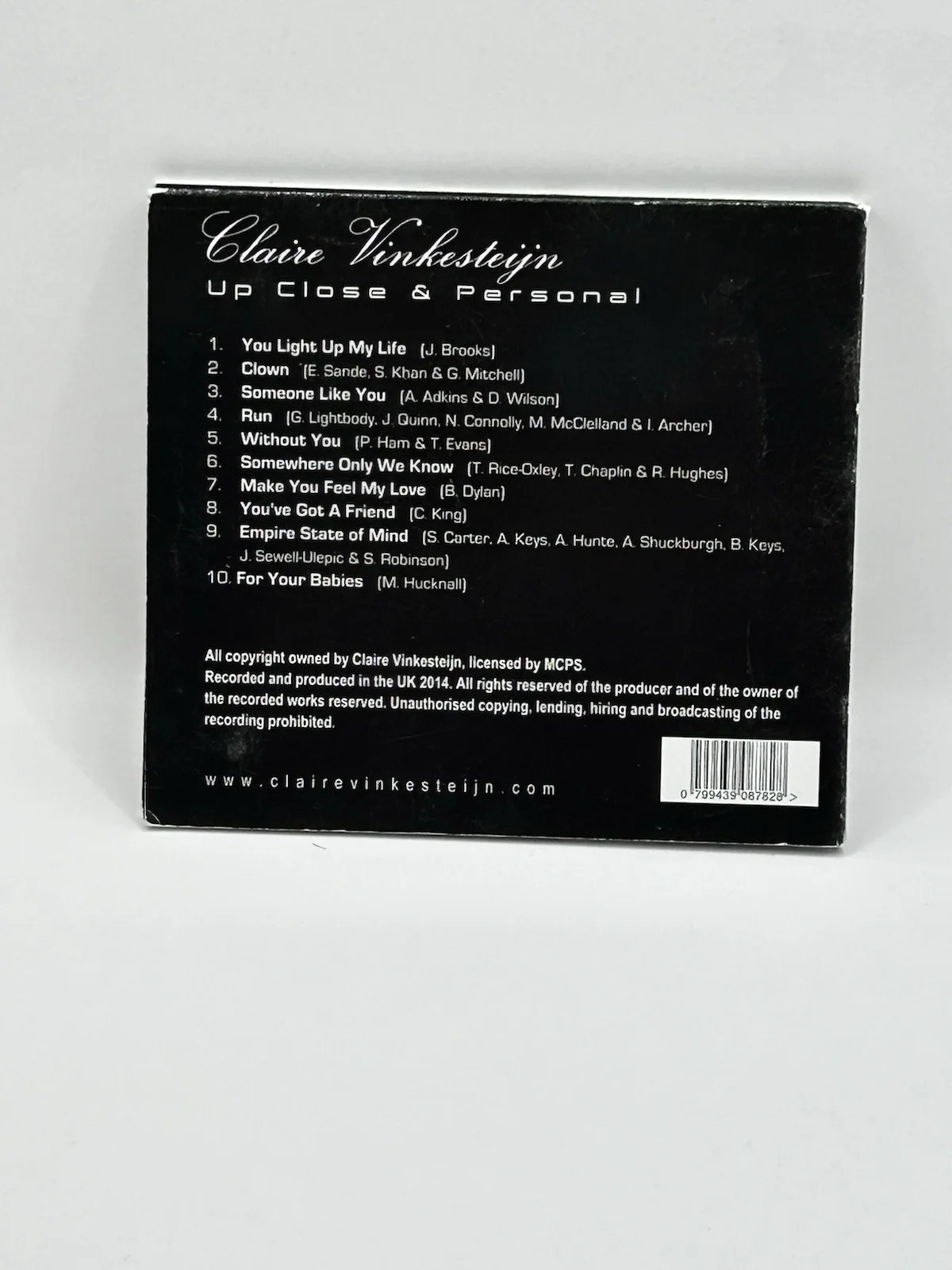 CLAIRE VINKESTEIYN GENUINE AUTHENTIC HAND SIGNED AUTOGRAPHED CD RARE NICE, image 3