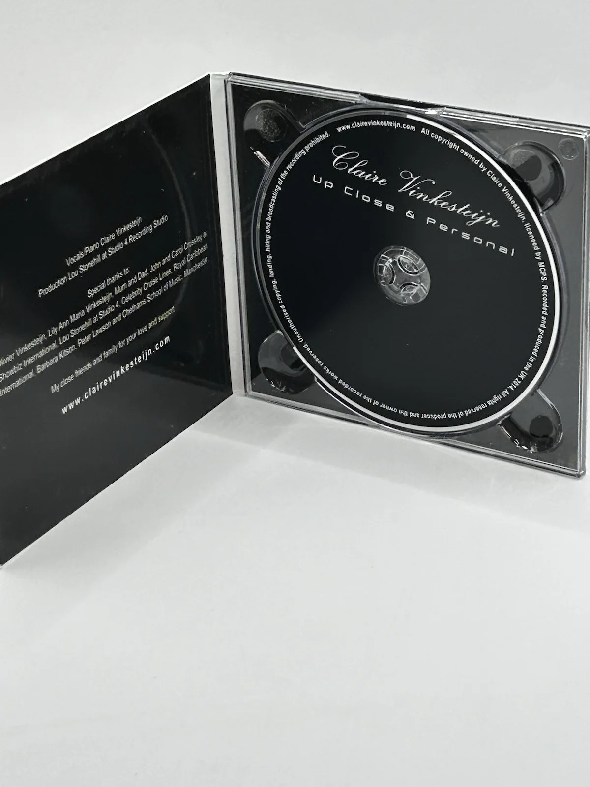 CLAIRE VINKESTEIYN GENUINE AUTHENTIC HAND SIGNED AUTOGRAPHED CD RARE NICE, image 4