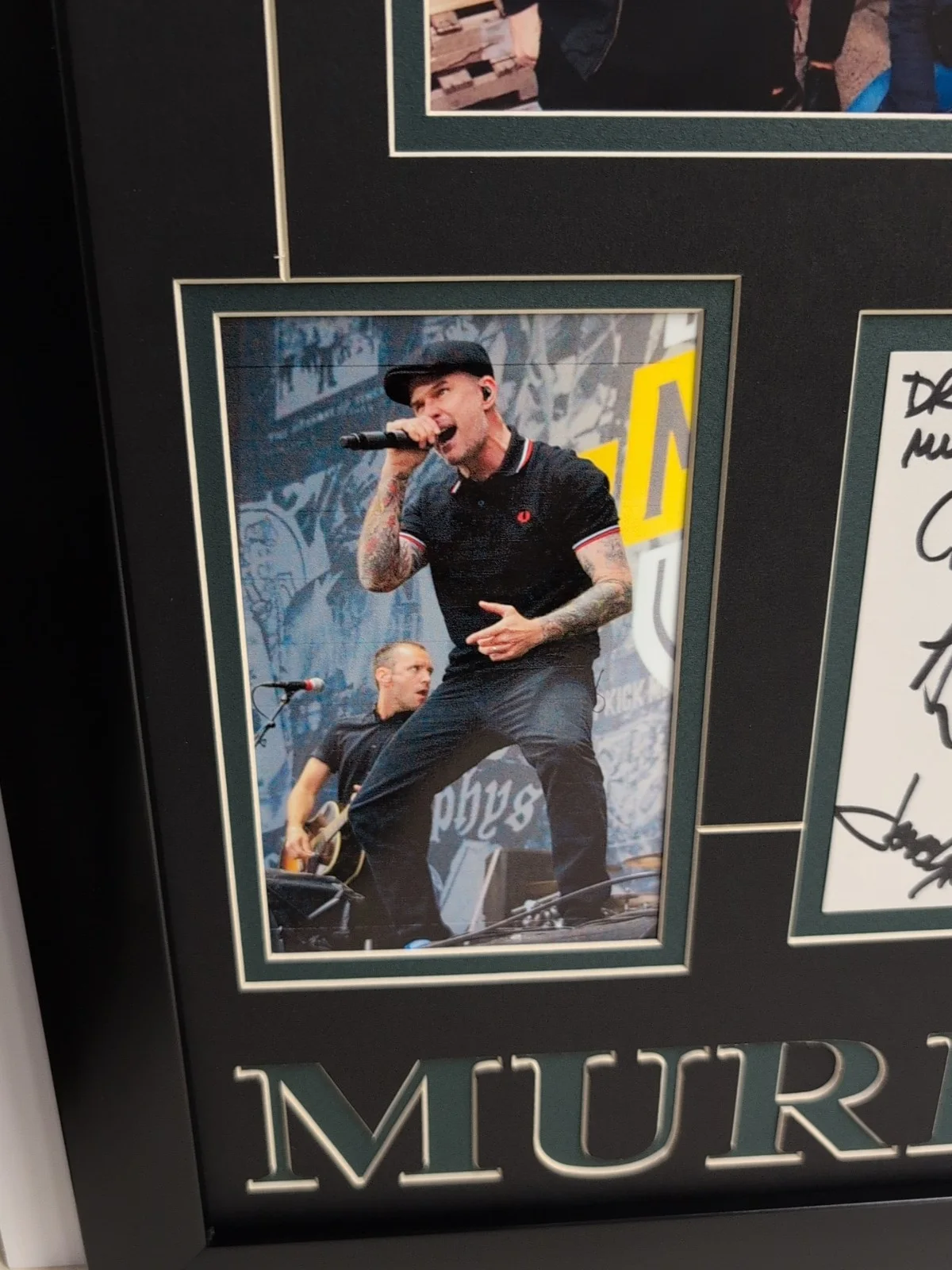 DROPKICK MURPHYS Signed Band AL BARR Ken Casey +3 CUSTOM FRAME JSA COA 17x26, image 4