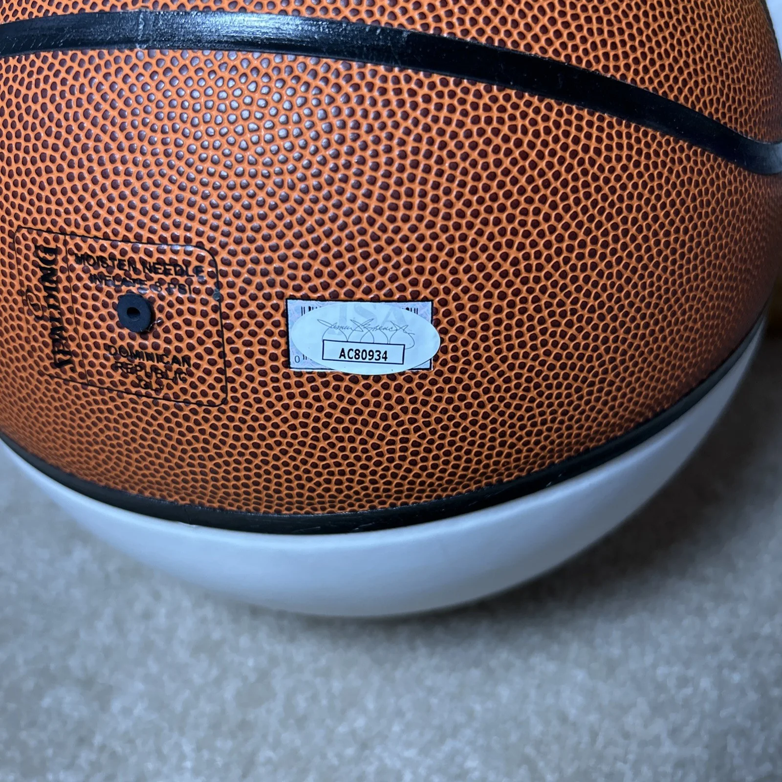 Billy West — Billy West autographed signed inscribed Basketball JSA COA Space Jam Bugs Bunny, image 3