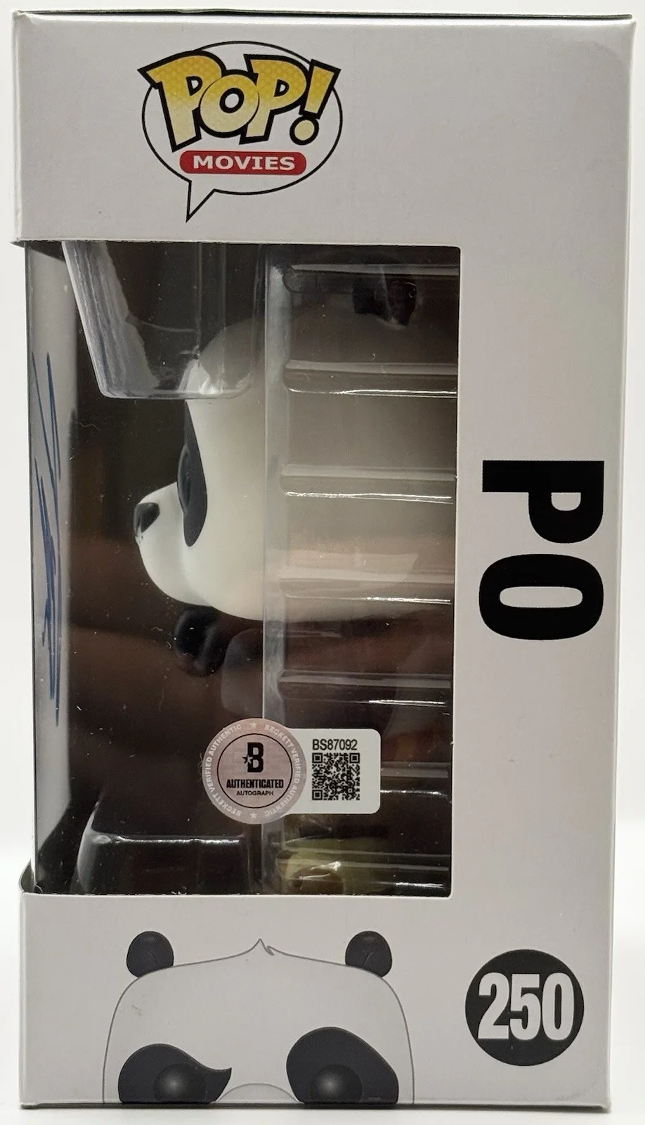 Jack Black — Jack Black Signed Po Kung Fu Panda Funko Pop! #250 Autograph Beckett BAS, изображение 2