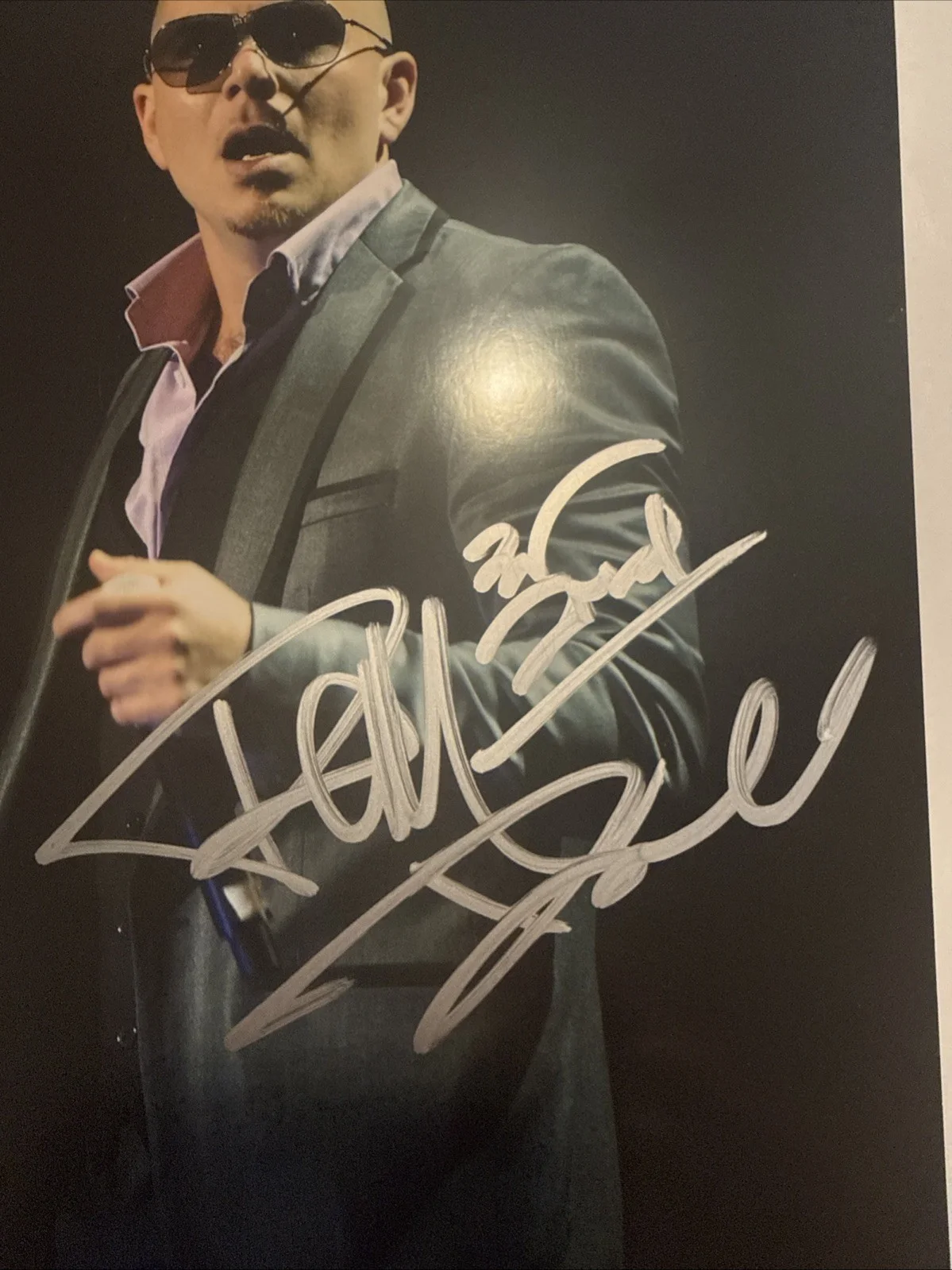PITBULL SIGNED 8X10 PHOTO MR WORLDWIDE 305 MIAMI ARMANDO PEREZ HIPHOP AUTOGRAPH, image 2