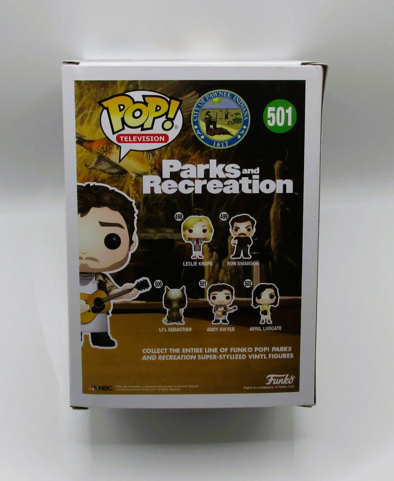 Andy Dwyer (Chris Pratt) Signed Funko In Case With COA (A52019) (Parks & Rec), image 5