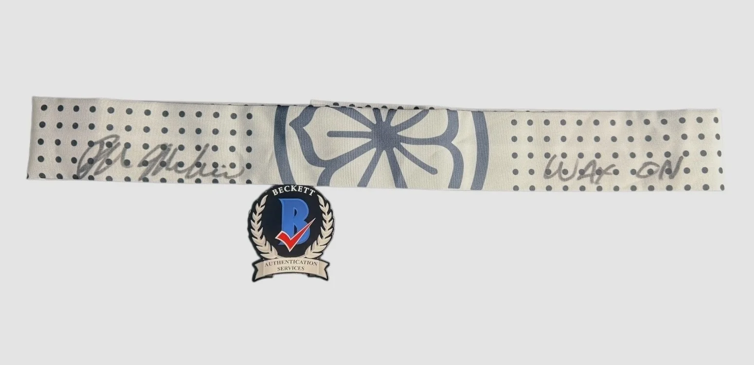 RALPH MACCHIO — THE KARATE KID RALPH MACCHIO SIGNED HEADBAND AUTOGRAPH COBRAI KAI BECKETT