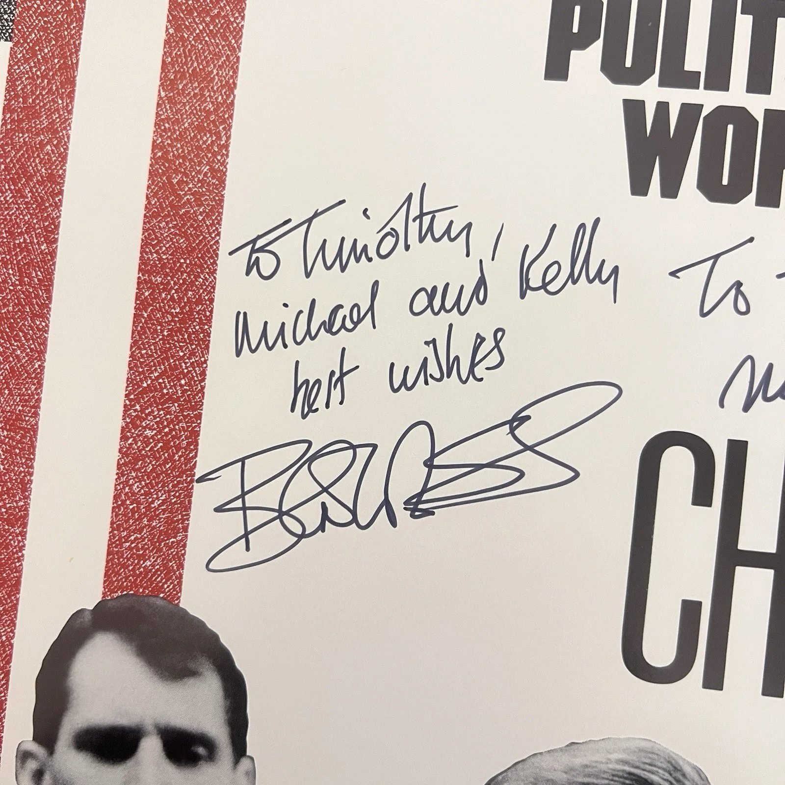 Charlton Heston & Ben Cross Signed 1986 Caine Mutiny Court-Martial Poster, изображение 5