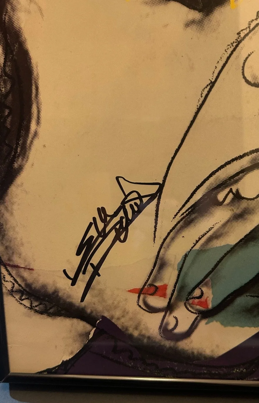 KEITH RICHARDS - AUTO/SIGNED (w/ COA) Rolling Stones Love You Live LP (w/ Frame), image 2