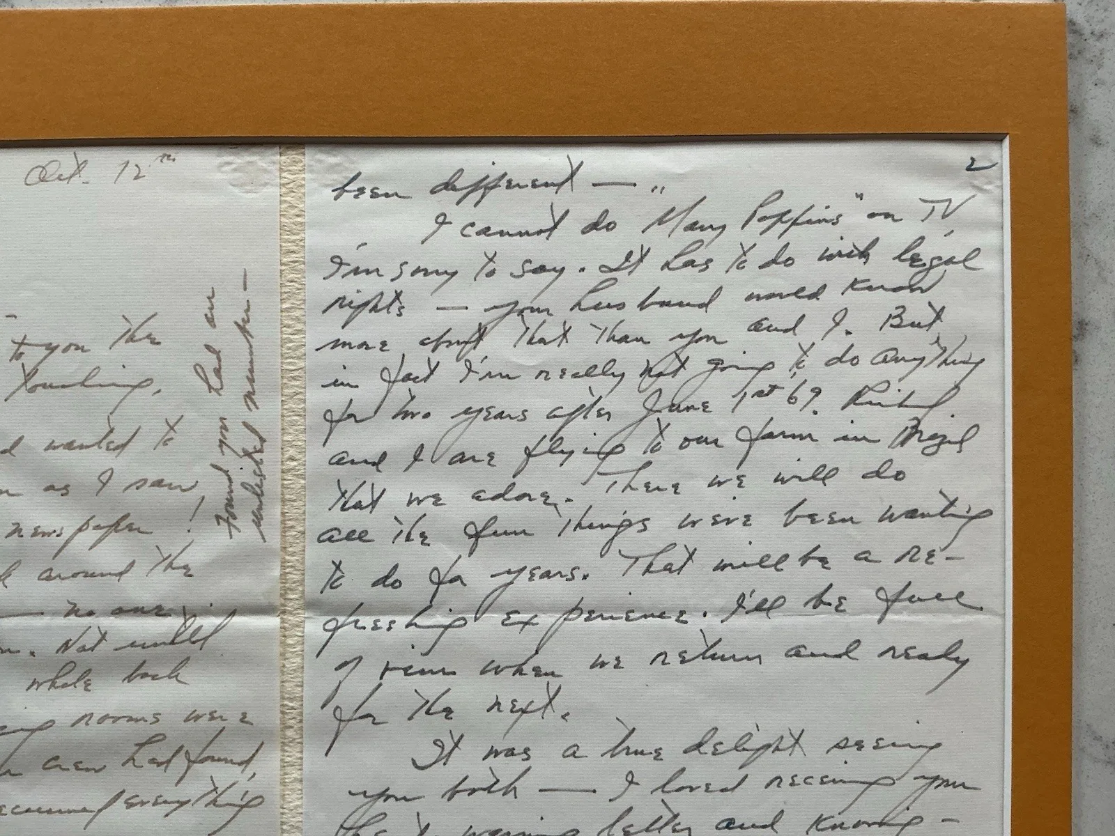 MARY MARTIN ALS AUTOGRAPHED LETTER NOTE STAGE ACTRESS THEATER PETER PAN, image 4