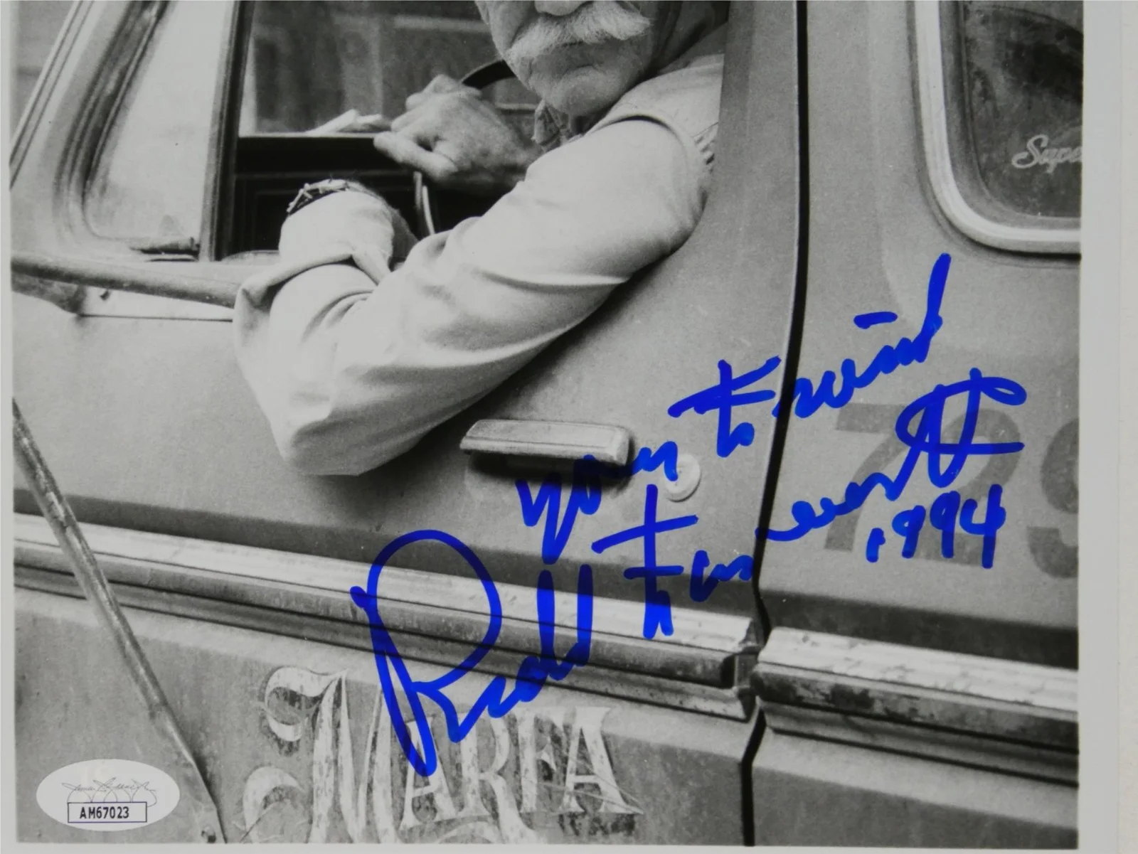 Richard Farnsworth — Richard Farnsworth Signed 8x10 B&W Photo Sylvester Autographed JSA COA, изображение 3