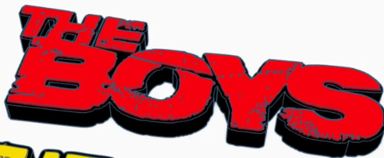 Decorative The Boys TV Film Self Standing logo Sign Display Pops, изображение 2