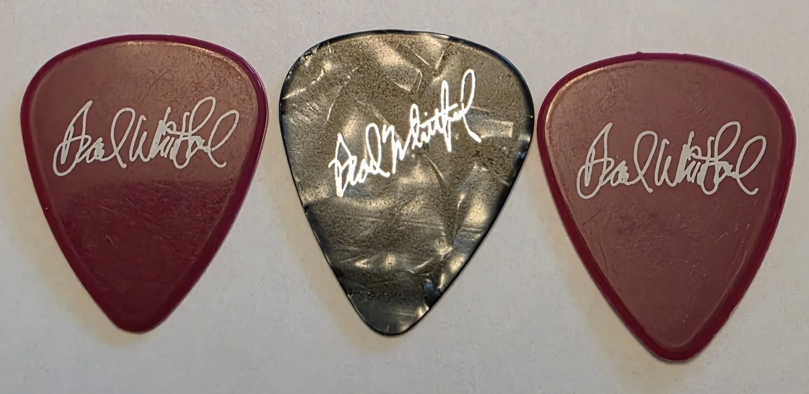 Aerosmith 3 different tour guitar pick picks Whitford 396 Turbo Je & Super Sport, изображение 2