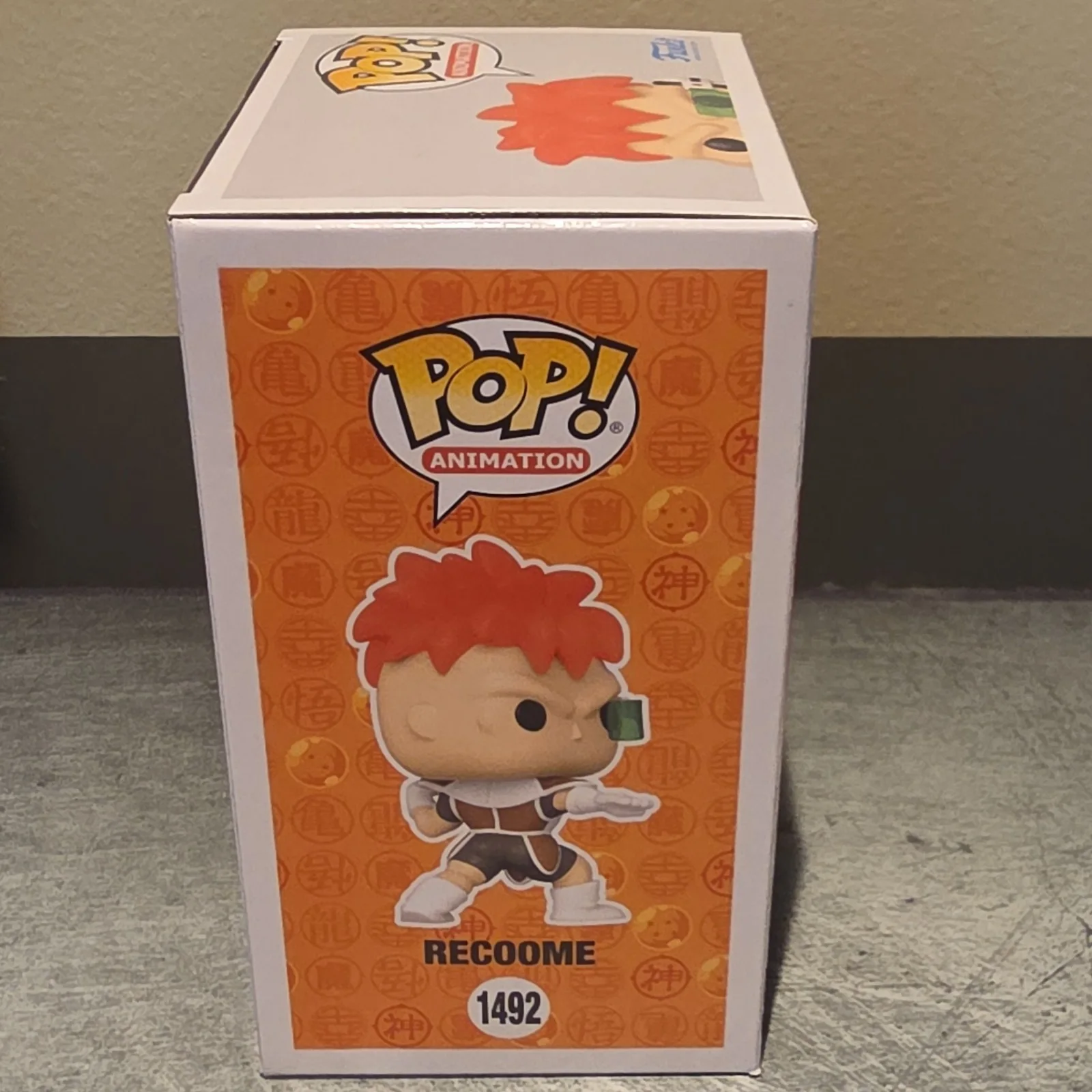 Christopher Sabat — Funko Pop Dragon Ball Z Recoome #1492 EE Exclusive GITD Signed by Chris Sabat, image 4