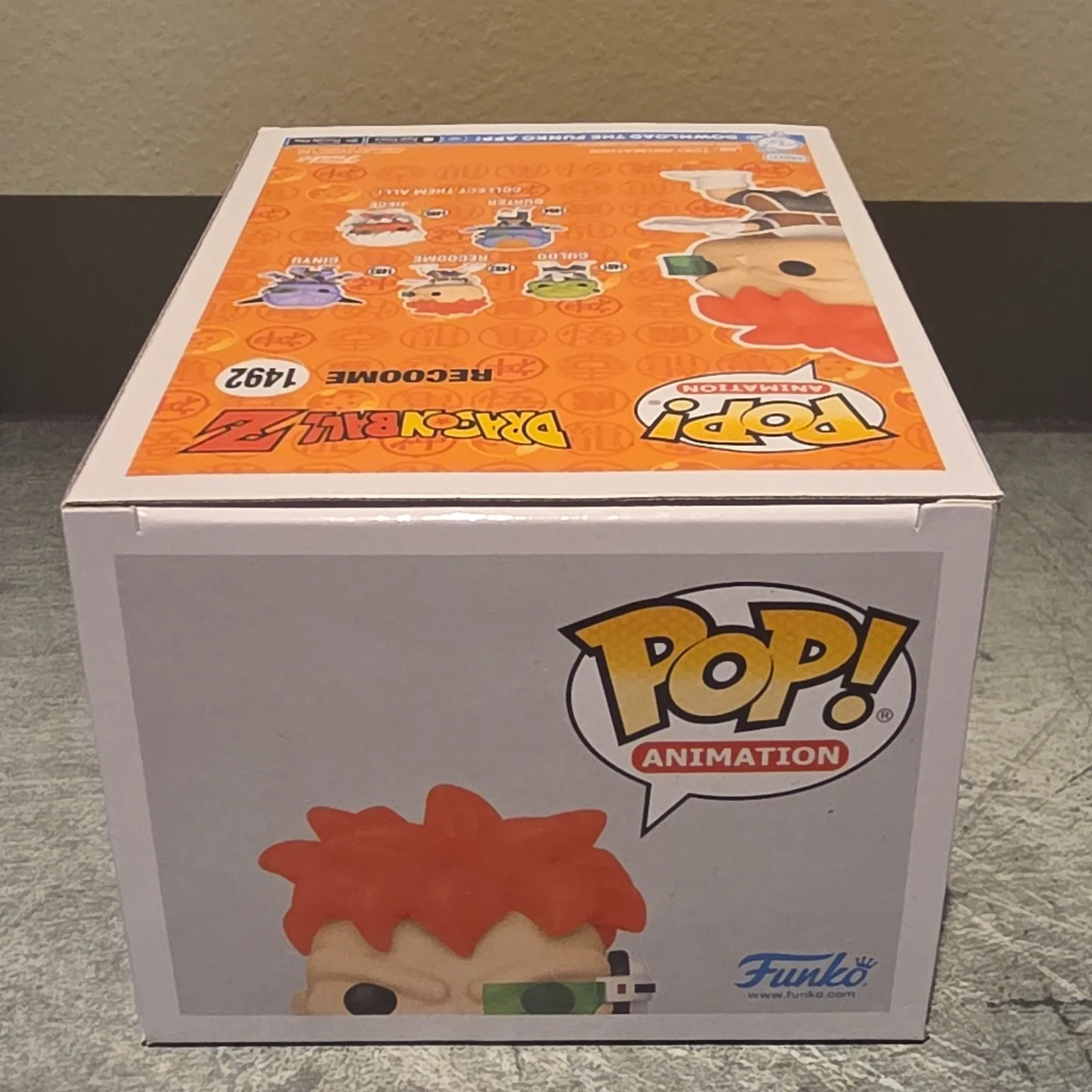Christopher Sabat — Funko Pop Dragon Ball Z Recoome #1492 EE Exclusive GITD Signed by Chris Sabat, image 5