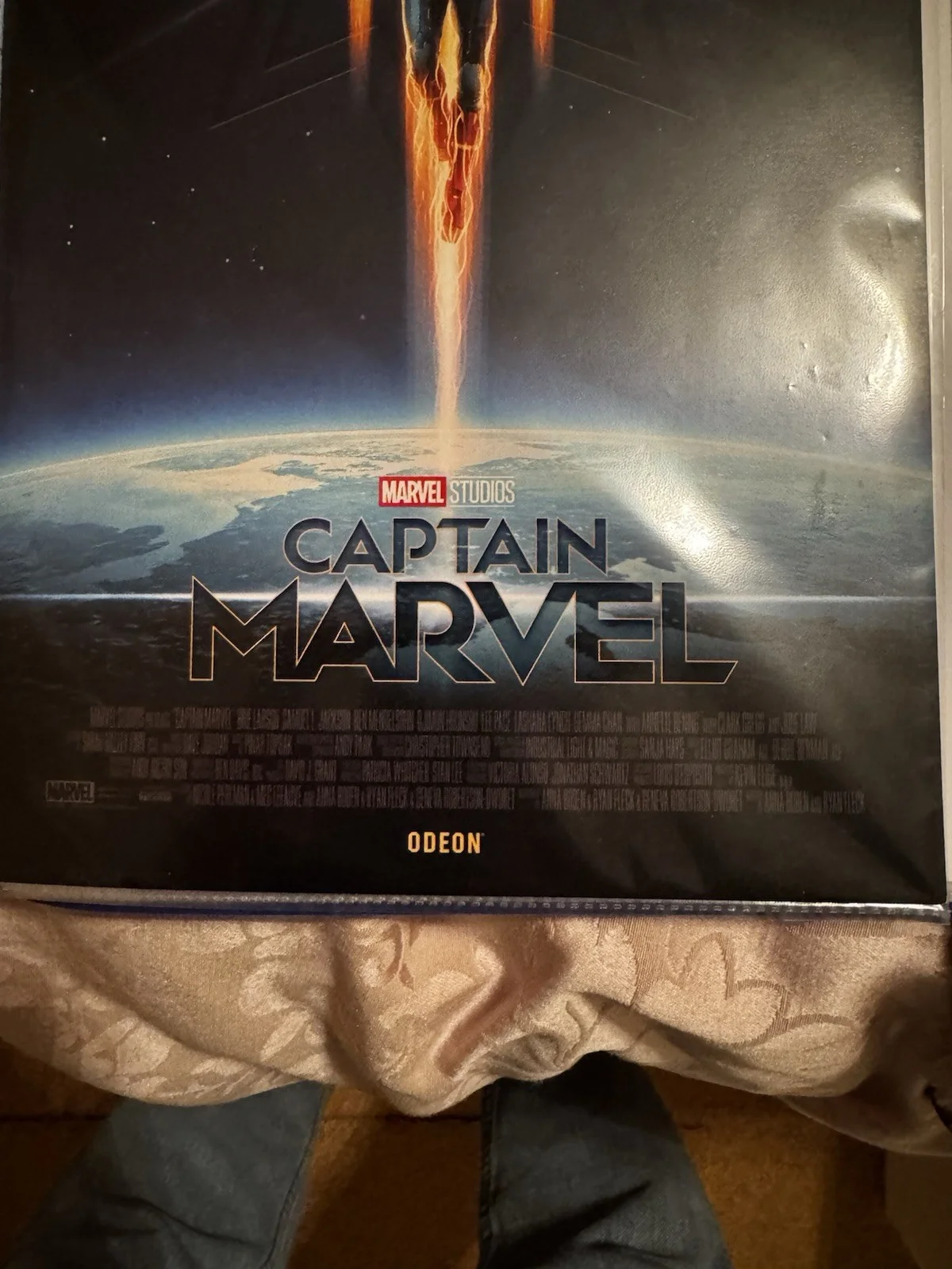 Captain Marvel Odeon Cinemas Exclusive Promotional Poster A4 Marvel Studios, image 3
