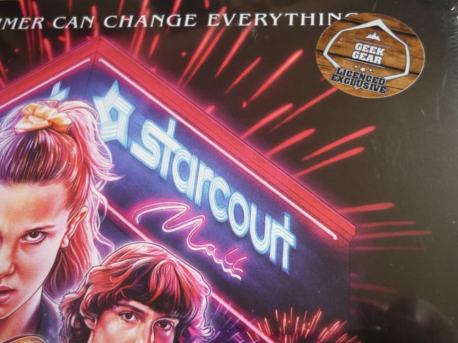 a4 Stranger things season 3 one summer can change everything poster original, image 4