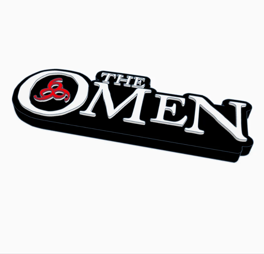 Decorative The Omen Film Tv Self Standing logo Sign Display Pops, image 2