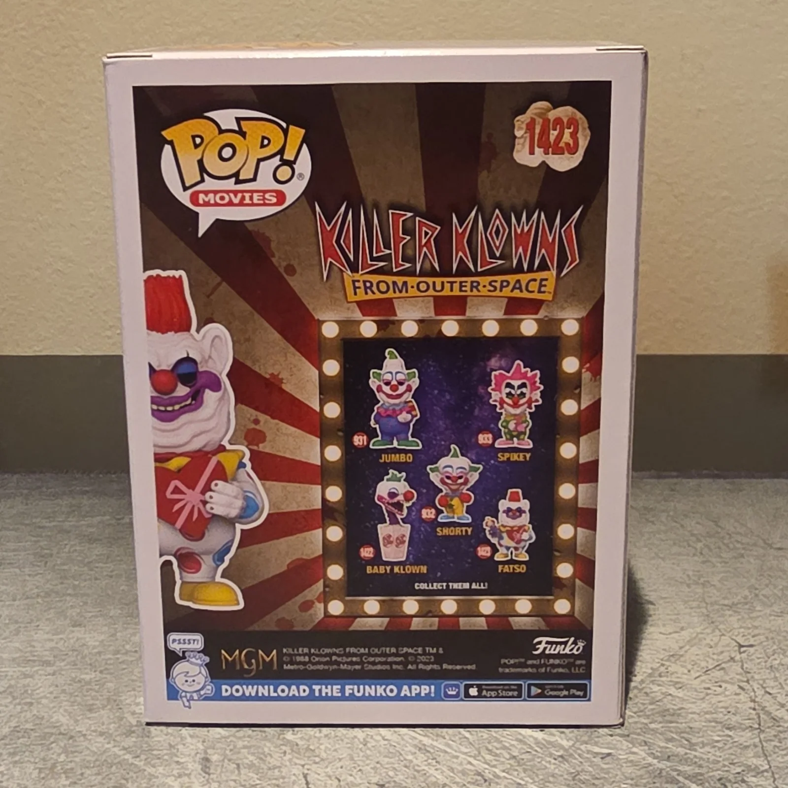 Stephen Chiodo, Charlie Chiodo, Edward Chiodo — Funko Pop Killer Klowns from Outer Space Fatso Signed by Chiodo Brothers, image 3