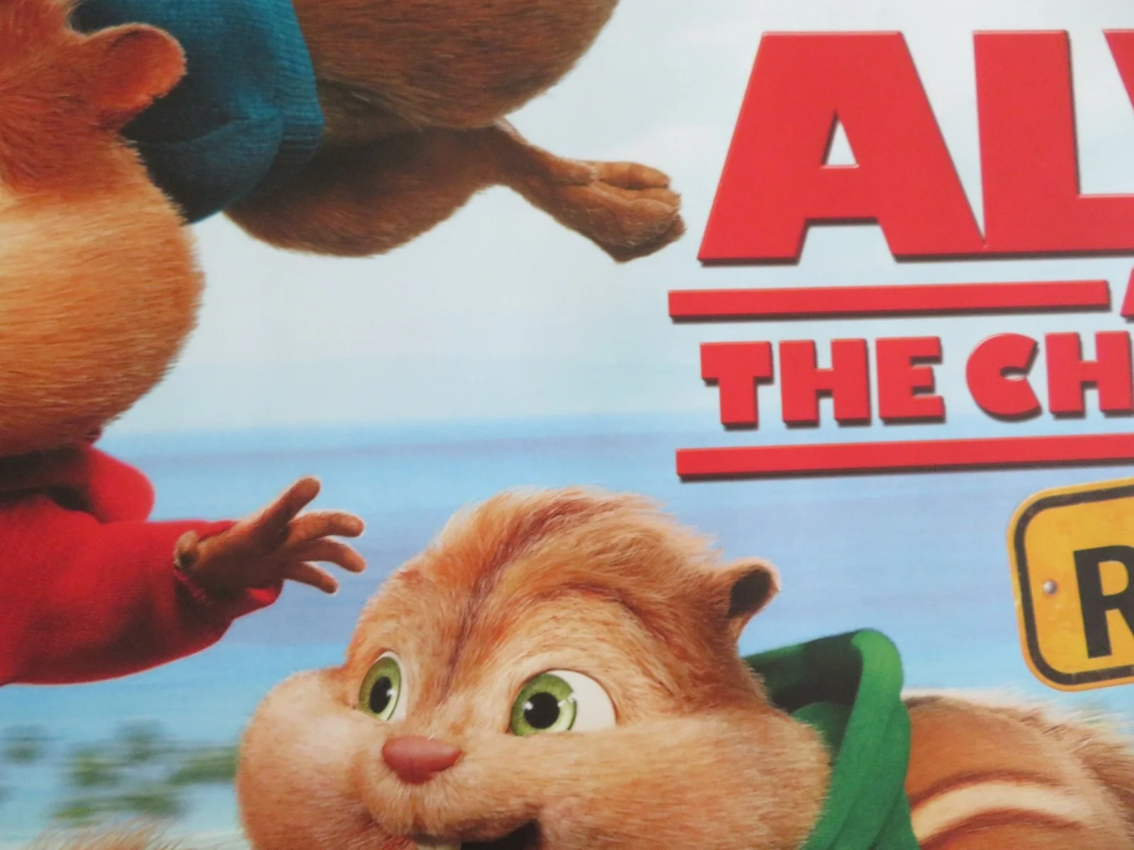 ALVIN AND THE CHIPMUNKS: THE ROAD CHIP UK QUAD ROLLED POSTER JASON LEE 2015, изображение 2