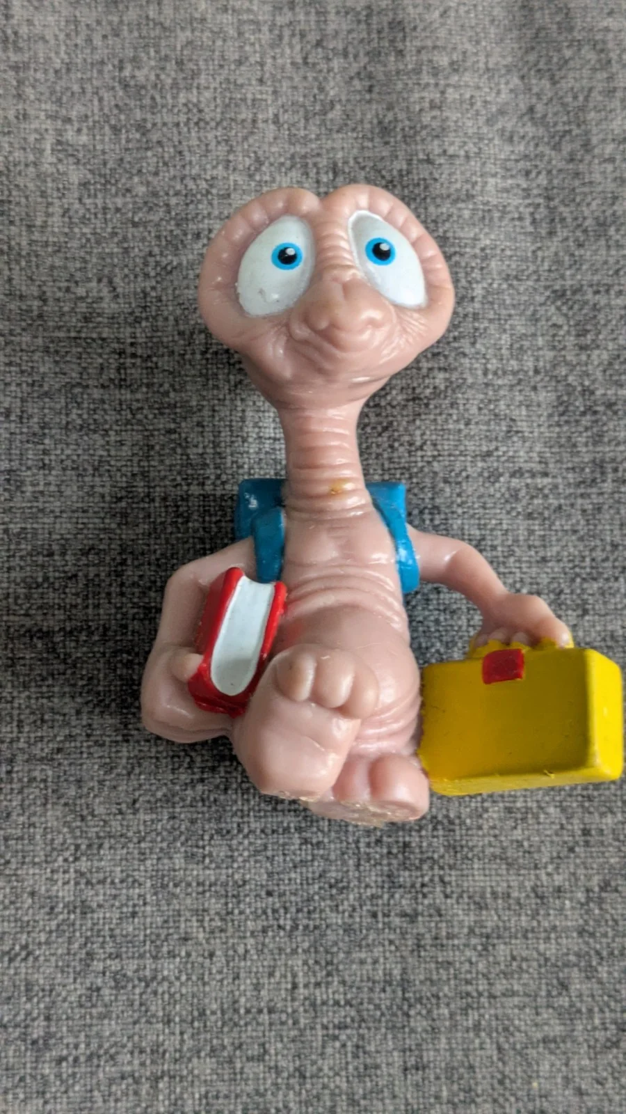 Vintage E.T Extra Terrestrial Alien PVC Applause Toy Figure 2.5" 1980s 1988, image 2