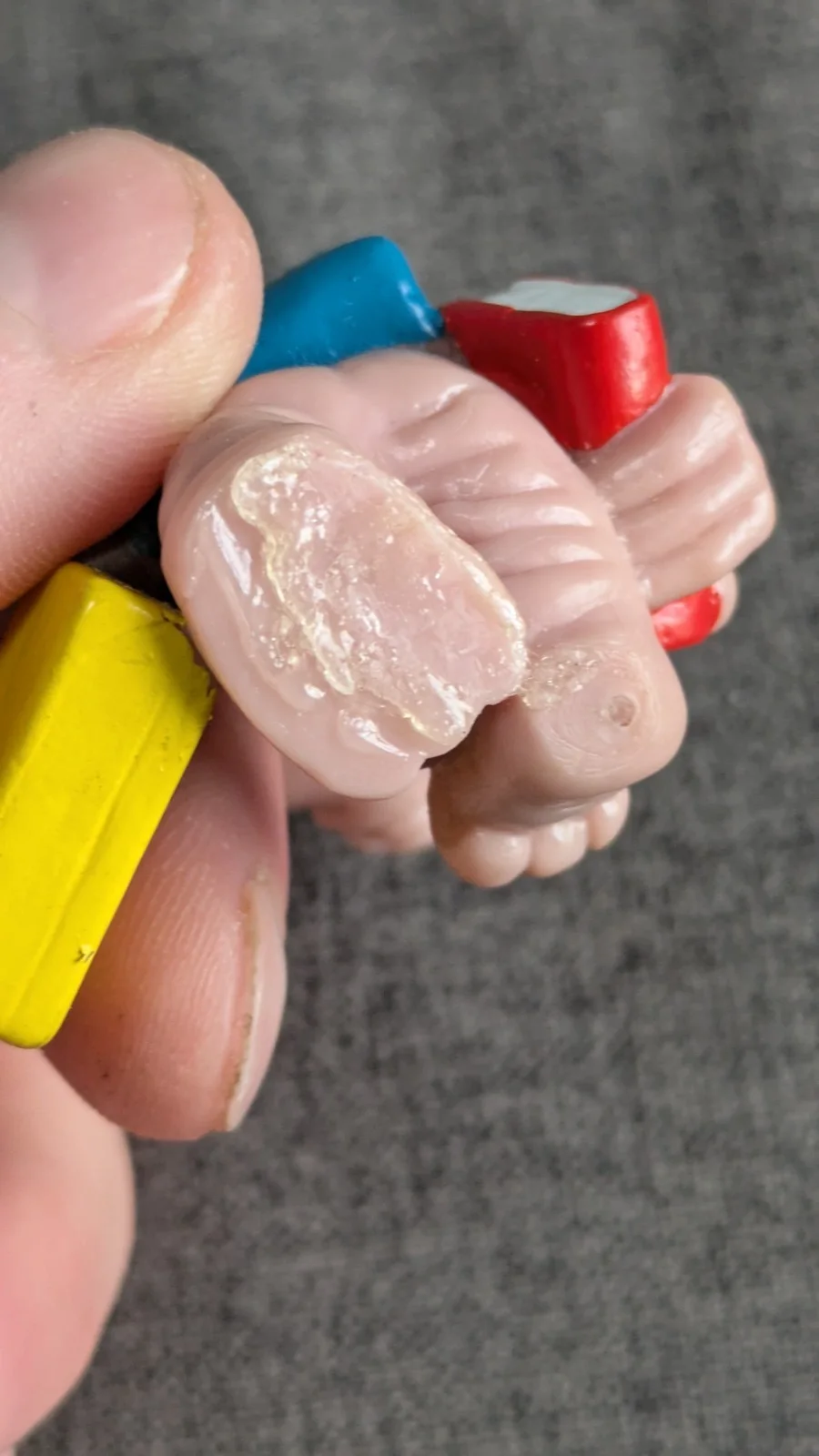 Vintage E.T Extra Terrestrial Alien PVC Applause Toy Figure 2.5" 1980s 1988, image 5