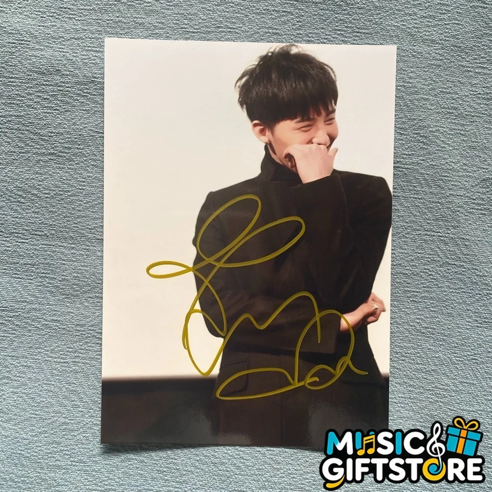 BIGBANG G-Dragon Autographed Signed Photo K-POP Collection 4*6 202511 #MUGS, image 3