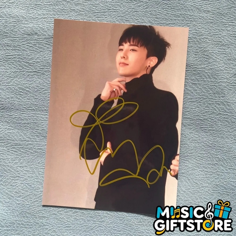 BIGBANG G-Dragon Autographed Signed Photo K-POP Collection 4*6 202511 #MUGS, image 4