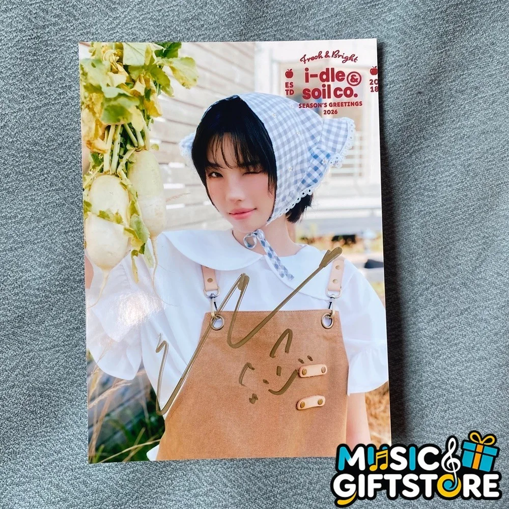 IDLE i-dle Autographed Signed Photo Autographs K-POP Collectibles 4*6 2025 #MUGS, изображение 4