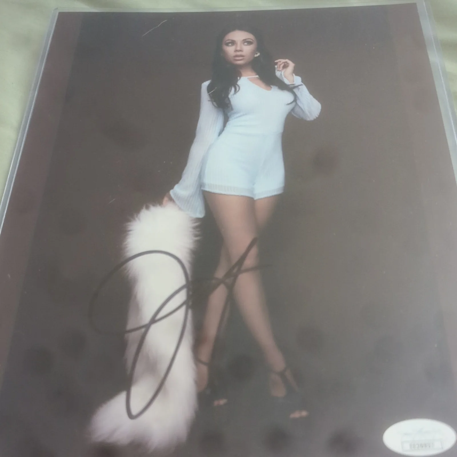 Janel Parrish Autographed Signed sexy 8x10 Photo JSA Authenticity, image 2