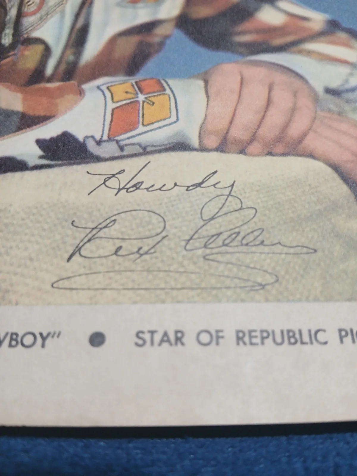 Rex Allen — Rex Allen Original Autographed Movie Photos Twilight in the Sierras Signed Lot, изображение 4
