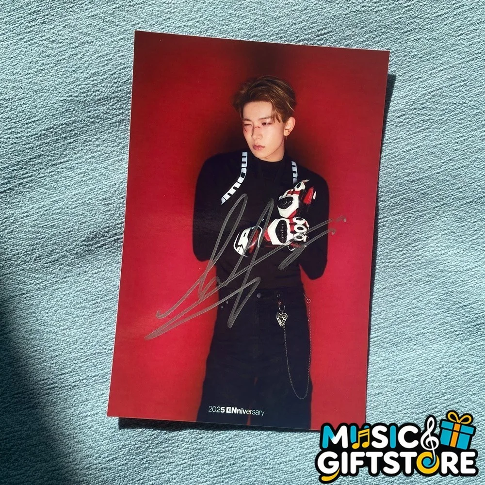 ENHYPEN Autographed Signed Photo For ENniversary FAMILY POP Collection 2025 #MUG, изображение 4