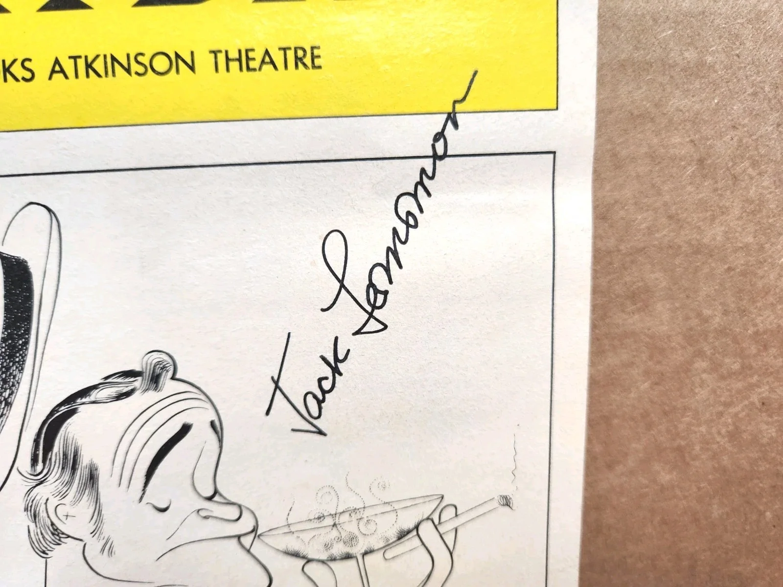 Jack Lemmon — VTG 1978 Jack Lemmon SIGNED "Tribute" Playbill AUTOGRAPHED Tribute Broadway Play, image 2