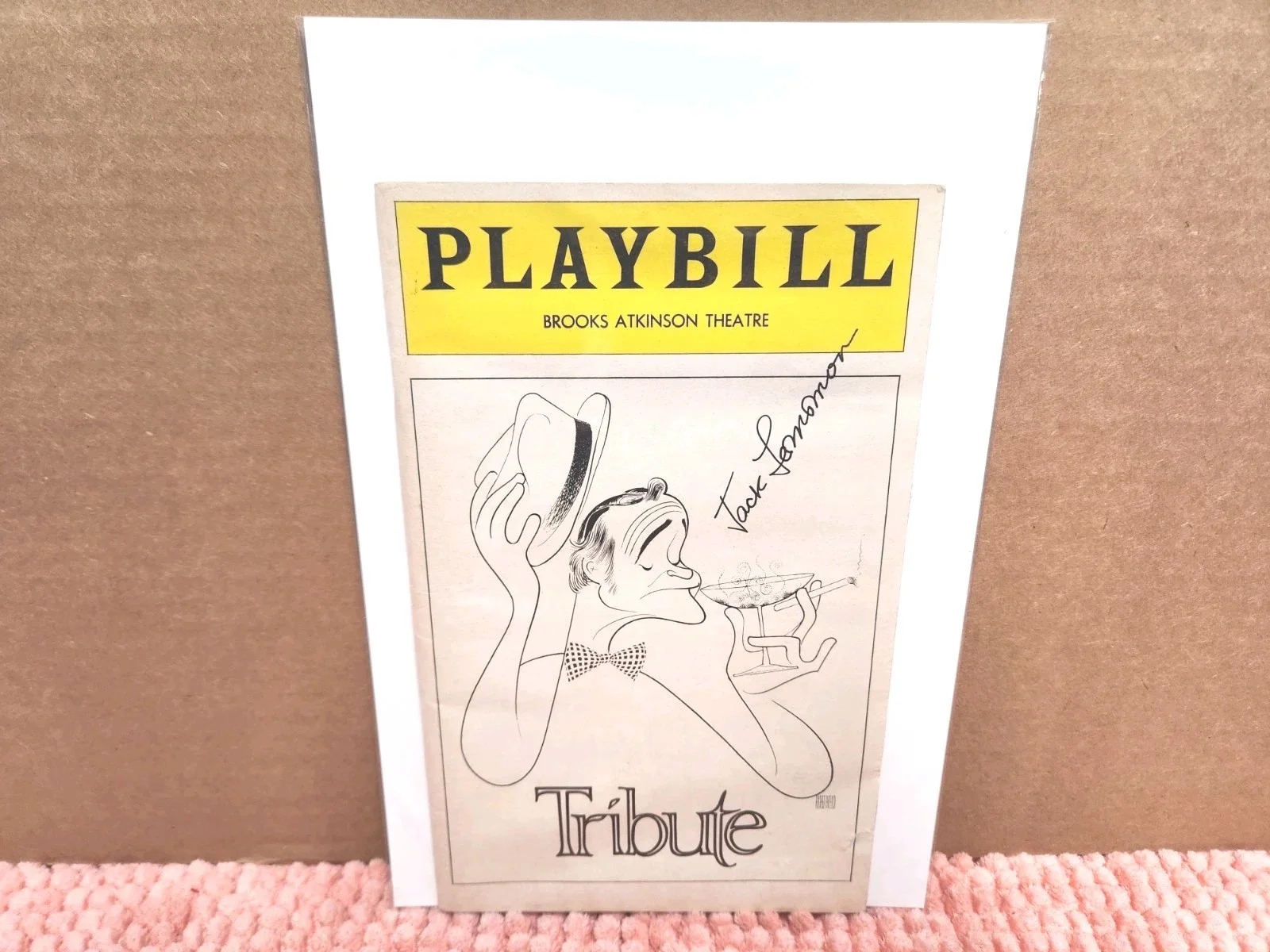 Jack Lemmon — VTG 1978 Jack Lemmon SIGNED "Tribute" Playbill AUTOGRAPHED Tribute Broadway Play, image 3